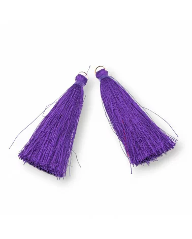 Nappine Con Anellino Di Ottone 6cm 15pz Viola-NAPPINE | Worldofjewel.com