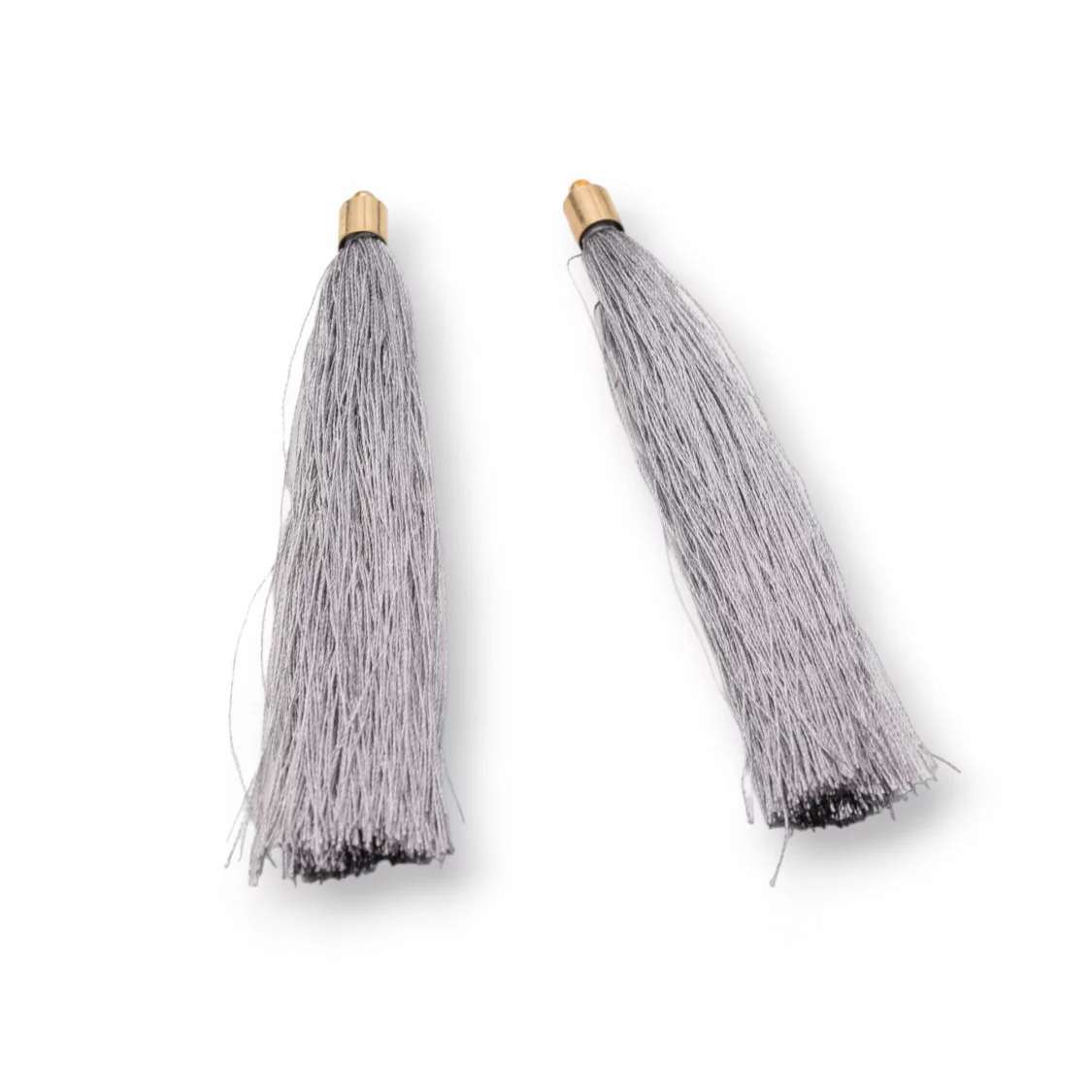 Nappine Con Coppetta Di Ottone 10cm 10pz Dorato Grigio-NAPPINE | Worldofjewel.com