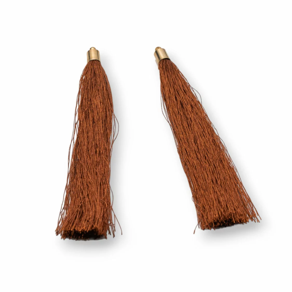 Nappine Con Coppetta Di Ottone 10cm 10pz Dorato Marrone-NAPPINE | Worldofjewel.com