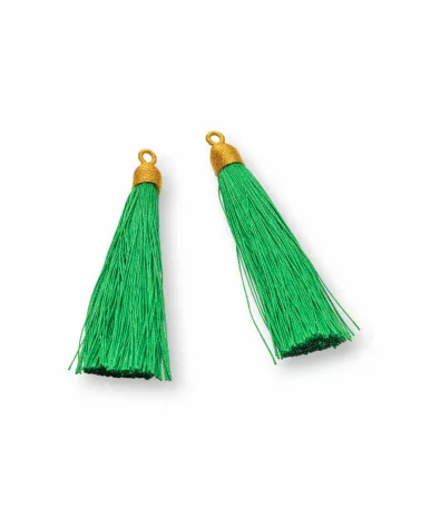 Nappine Con Coppetta Ricamata Dorata 10x85mm 20pz Verde Chiaro-NAPPINE | Worldofjewel.com