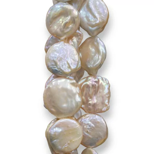 Perle Di Fiume Barocche Piatte (YJG) Rosa 70-80gr-PERLE SCARAMAZZE PIATTE | Worldofjewel.com