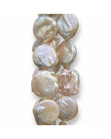 Perle Di Fiume Barocche Piatte (YJG) Rosa 70-80gr-PERLE SCARAMAZZE PIATTE | Worldofjewel.com