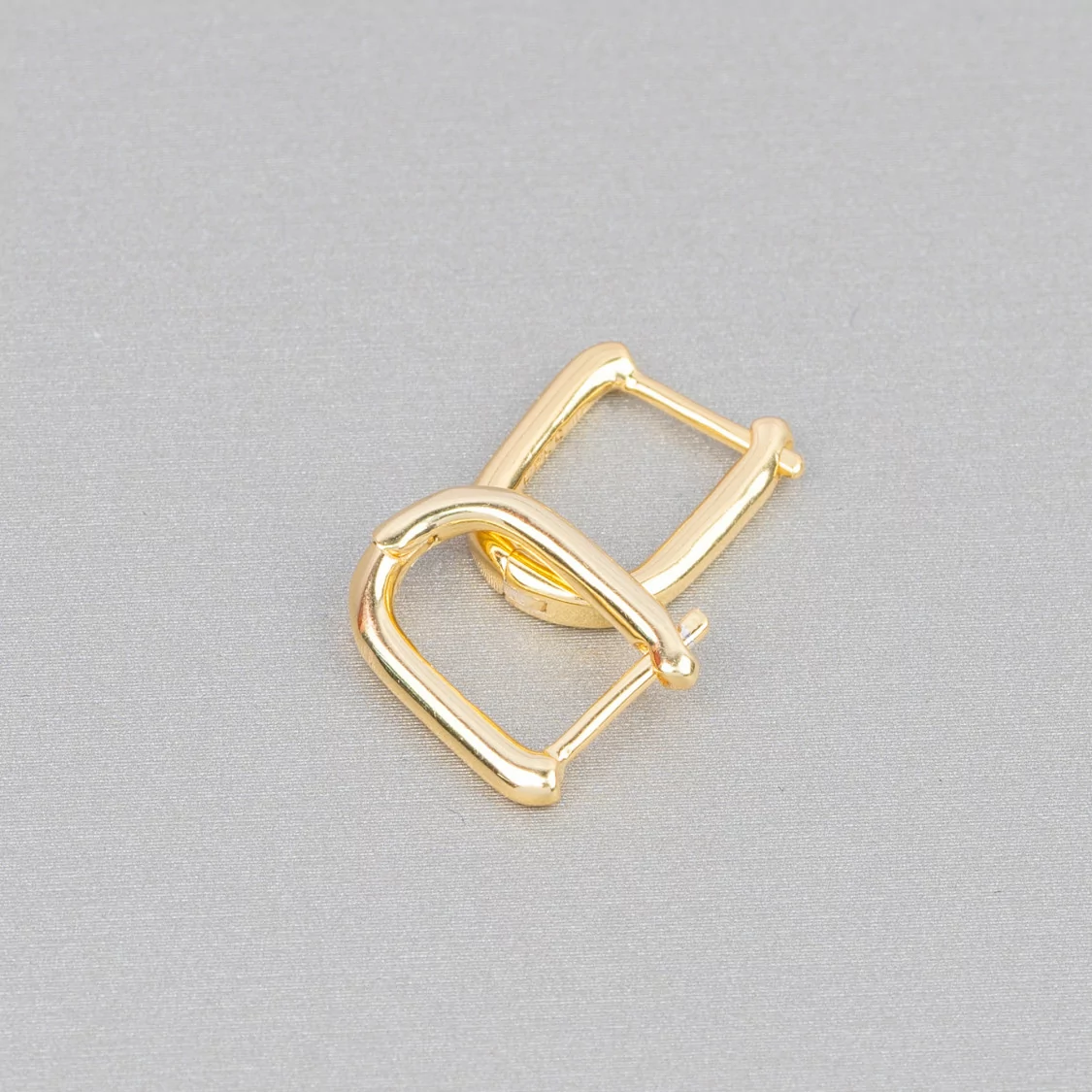 Base Per Orecchini Di Argento 925 Perno Chiuso Liscio 12x14mm 3 Paia Dorato-BASI DI ARGENTO 925 | Worldofjewel.com