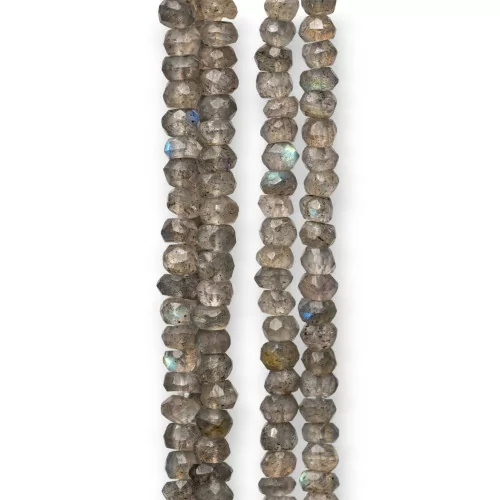 Pietre Indiane MachineCut Rondelle Sfaccettate 2,5-3,0mm Labradorite-PIETRE INDIANE | Worldofjewel.com