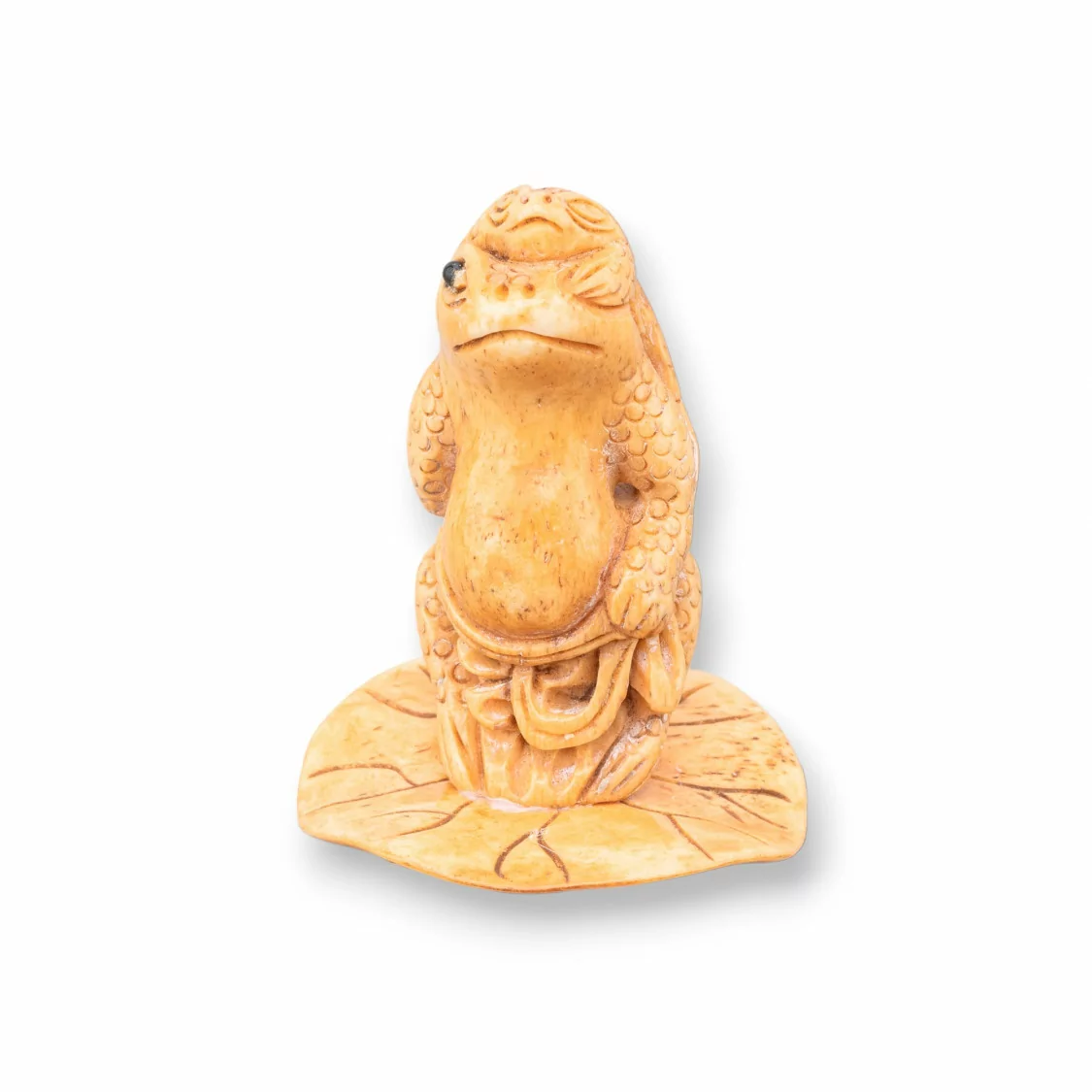 Oggettistica Netsuke di Osso Inciso a Mano 1pz 40x50mm-NETSUKE DI OSSO | Worldofjewel.com