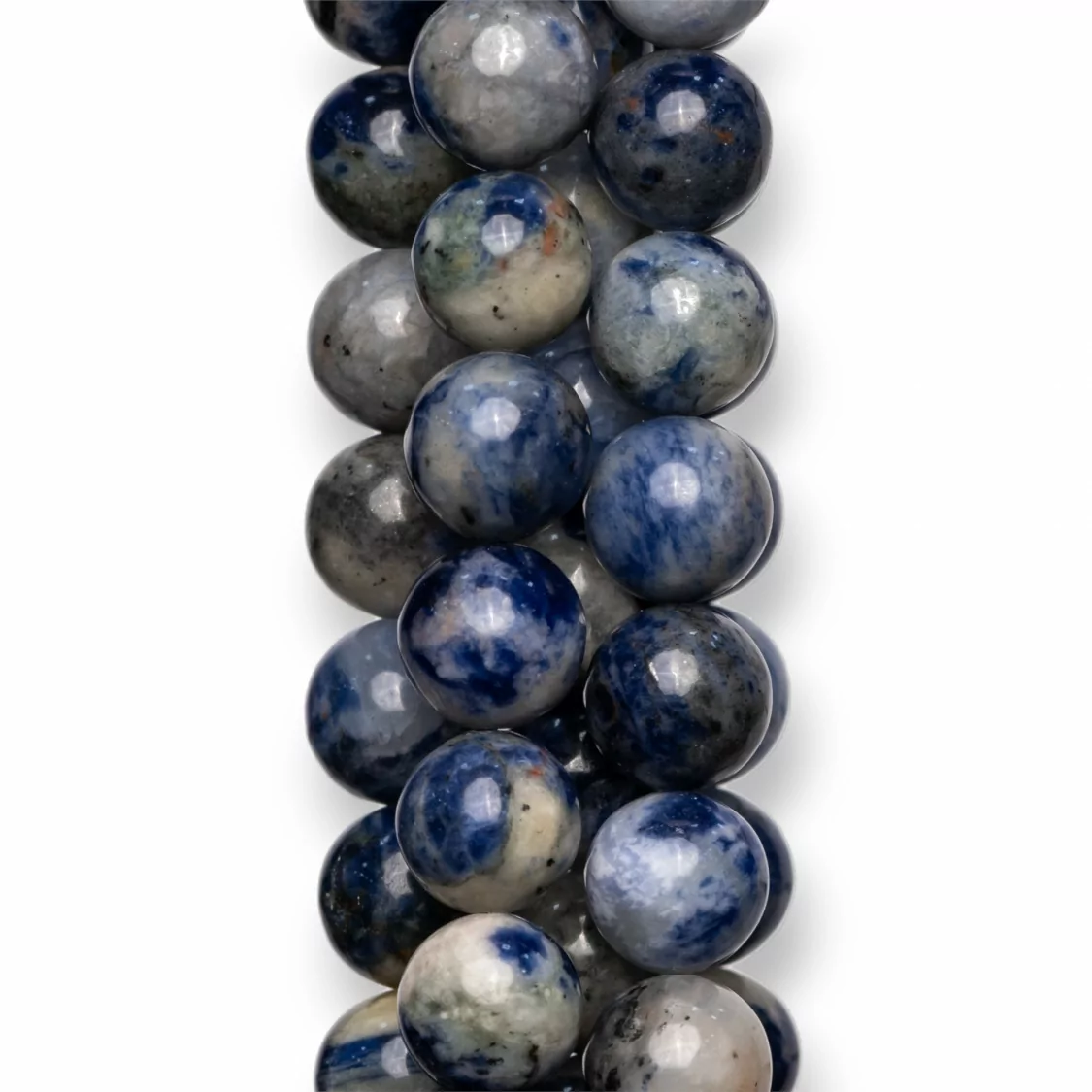 Sodalite Grezzo Tondo Liscio 10mm Chiaro-SODALITE | Worldofjewel.com