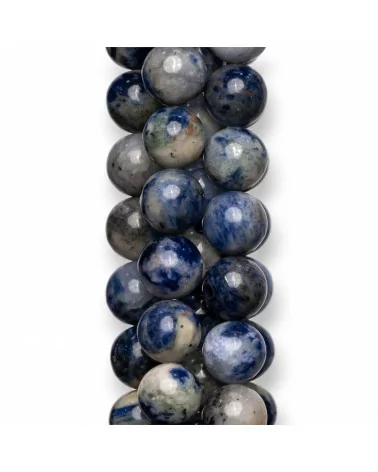 Sodalite Grezzo Tondo Liscio 10mm Chiaro-SODALITE | Worldofjewel.com