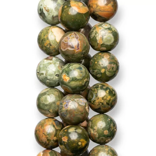 Riolite Tondo Liscio 16mm Verde-RIOLITE | Worldofjewel.com