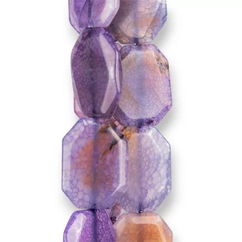 Agata Viola Crash Piatto 30x40mm-AGATA VIOLA | Worldofjewel.com