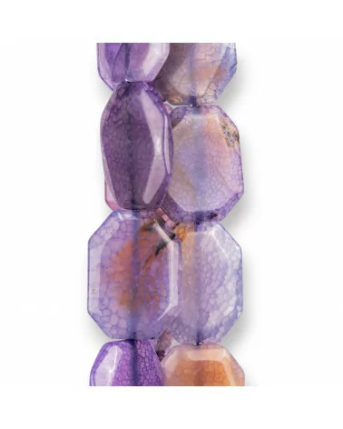 Agata Viola Crash Piatto 30x40mm-AGATA VIOLA | Worldofjewel.com