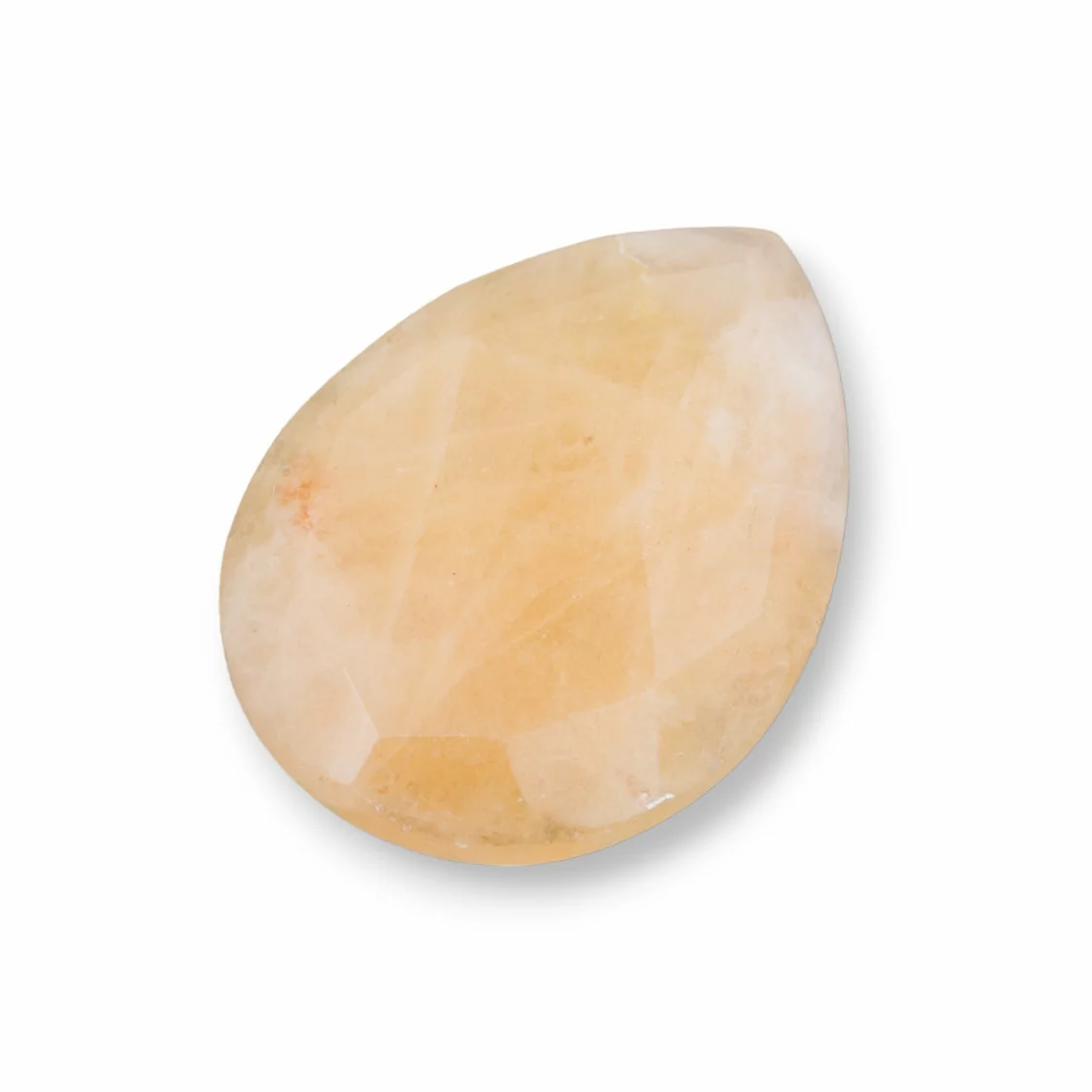 Componente Cabochon Grande Goccia Sfaccettato 30x40mm 1pz Calcite- CABOCHON GRANDI | Worldofjewel.com