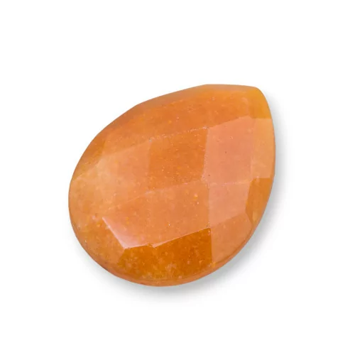 Componente Cabochon Grande Goccia Sfaccettato 30x40mm 1pz Eosite- CABOCHON GRANDI | Worldofjewel.com