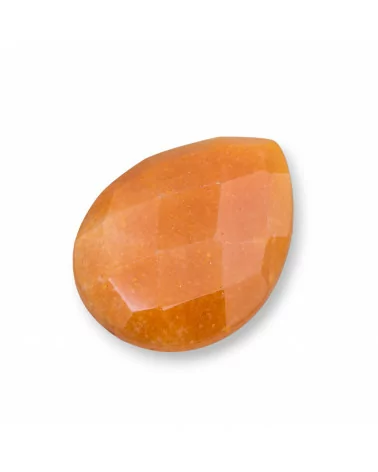 Componente Cabochon Grande Goccia Sfaccettato 30x40mm 1pz Eosite- CABOCHON GRANDI | Worldofjewel.com