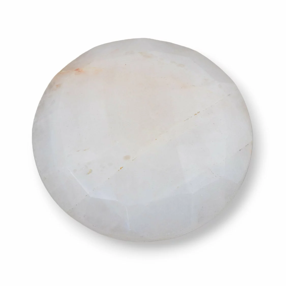 Componente Cabochon Grande Tondo Sfaccettato 40mm 1pz Calcite- CABOCHON GRANDI | Worldofjewel.com