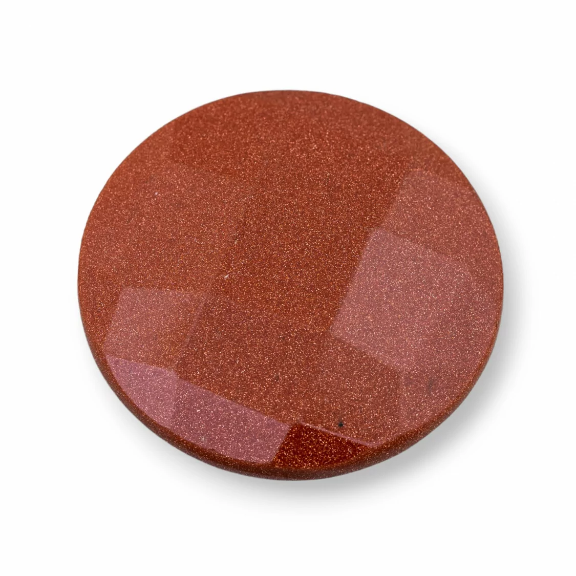 Componente Cabochon Grande Tondo Sfaccettato 40mm 1pz Pietra Del Sole- CABOCHON GRANDI | Worldofjewel.com