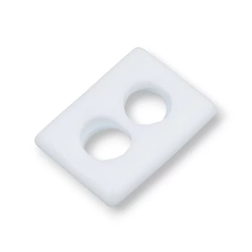 Componente Creola Rettangolo 26x35mm 3pz Agata Bianca-COMPONENTI DI PIETRE DURE | Worldofjewel.com