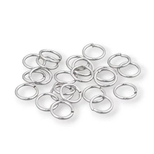 Contromaglia Anellini Di Argento 925 Aperti 7mm Filo 0,8mm 5gr Rodiato-ANELLINI APERTI | Worldofjewel.com