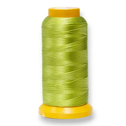 Filo di Nylon Cotone Per Infilatura Di Perle E Pietre A Nodini 100 Metri 1pz Verde Bosco-FILO DI NYLON | Worldofjewel.com