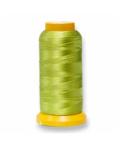 Filo di Nylon Cotone Per Infilatura Di Perle E Pietre A Nodini 100 Metri 1pz Verde Bosco-FILO DI NYLON | Worldofjewel.com