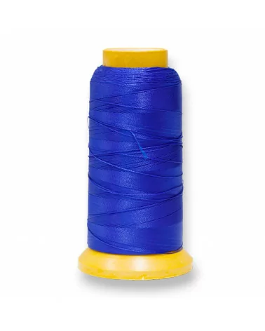 Filo di Nylon Cotone Per Infilatura Di Perle E Pietre A Nodini 100 Metri 1pz Blu Elettrico-FILO DI NYLON | Worldofjewel.com