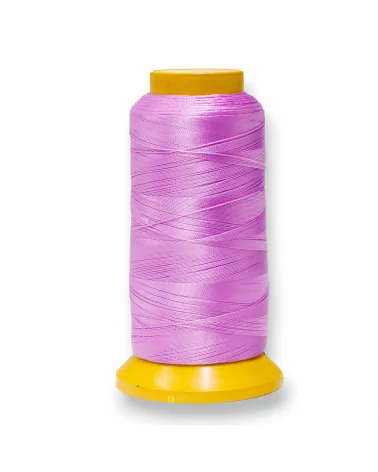 Filo di Nylon Cotone Per Infilatura Di Perle E Pietre A Nodini 100 Metri 1pz Lilla-FILO DI NYLON | Worldofjewel.com