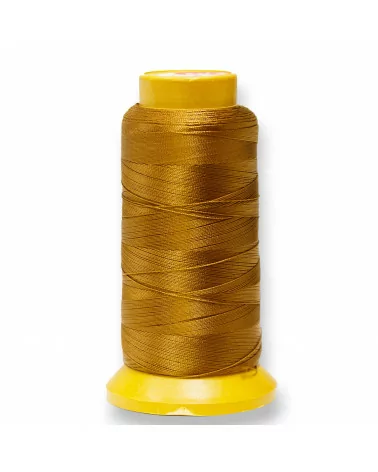 Filo di Nylon Cotone Per Infilatura Di Perle E Pietre A Nodini 100 Metri 1pz Marrone Chiaro-FILO DI NYLON | Worldofjewel.com