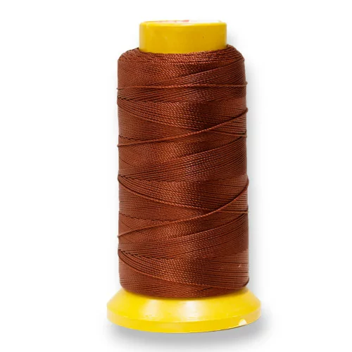 Filo di Nylon Cotone Per Infilatura Di Perle E Pietre A Nodini 100 Metri 1pz Mattone-FILO DI NYLON | Worldofjewel.com