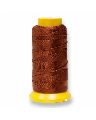 Filo di Nylon Cotone Per Infilatura Di Perle E Pietre A Nodini 100 Metri 1pz Mattone-FILO DI NYLON | Worldofjewel.com