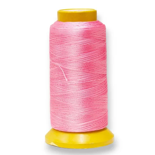 Filo di Nylon Cotone Per Infilatura Di Perle E Pietre A Nodini 100 Metri 1pz Rosa-FILO DI NYLON | Worldofjewel.com