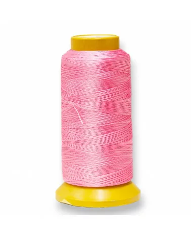 Filo di Nylon Cotone Per Infilatura Di Perle E Pietre A Nodini 100 Metri 1pz Rosa-FILO DI NYLON | Worldofjewel.com