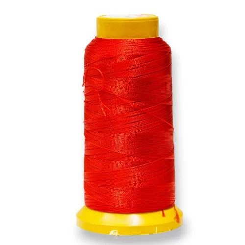 Filo di Nylon Cotone Per Infilatura Di Perle E Pietre A Nodini 100 Metri 1pz Rosso-FILO DI NYLON | Worldofjewel.com