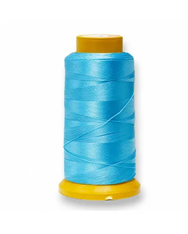 Filo di Nylon Cotone Per Infilatura Di Perle E Pietre A Nodini 100 Metri 1pz Turchese-FILO DI NYLON | Worldofjewel.com