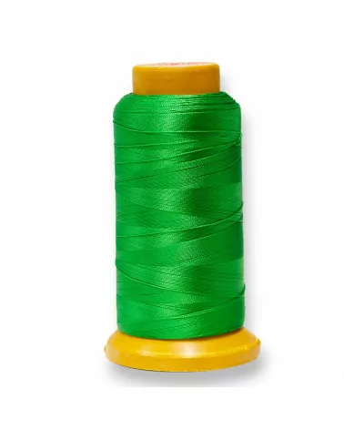 Filo di Nylon Cotone Per Infilatura Di Perle E Pietre A Nodini 100 Metri 1pz Verde-FILO DI NYLON | Worldofjewel.com