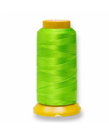 Filo di Nylon Cotone Per Infilatura Di Perle E Pietre A Nodini 100 Metri 1pz Verde Chiaro-FILO DI NYLON | Worldofjewel.com