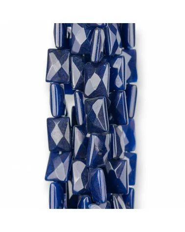 Giada Blu Lapis Rettangolo Piatto Sfaccettato 10x14mm-GIADA BLU | Worldofjewel.com