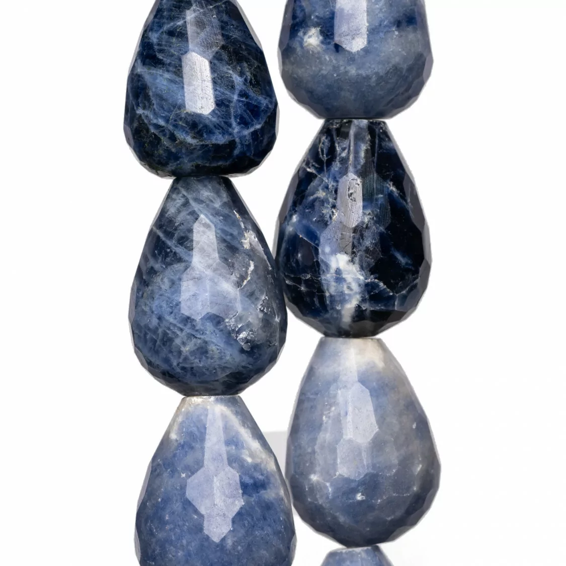 Sodalite Gocce Briolette Sfaccettate 18x25mm-SODALITE | Worldofjewel.com