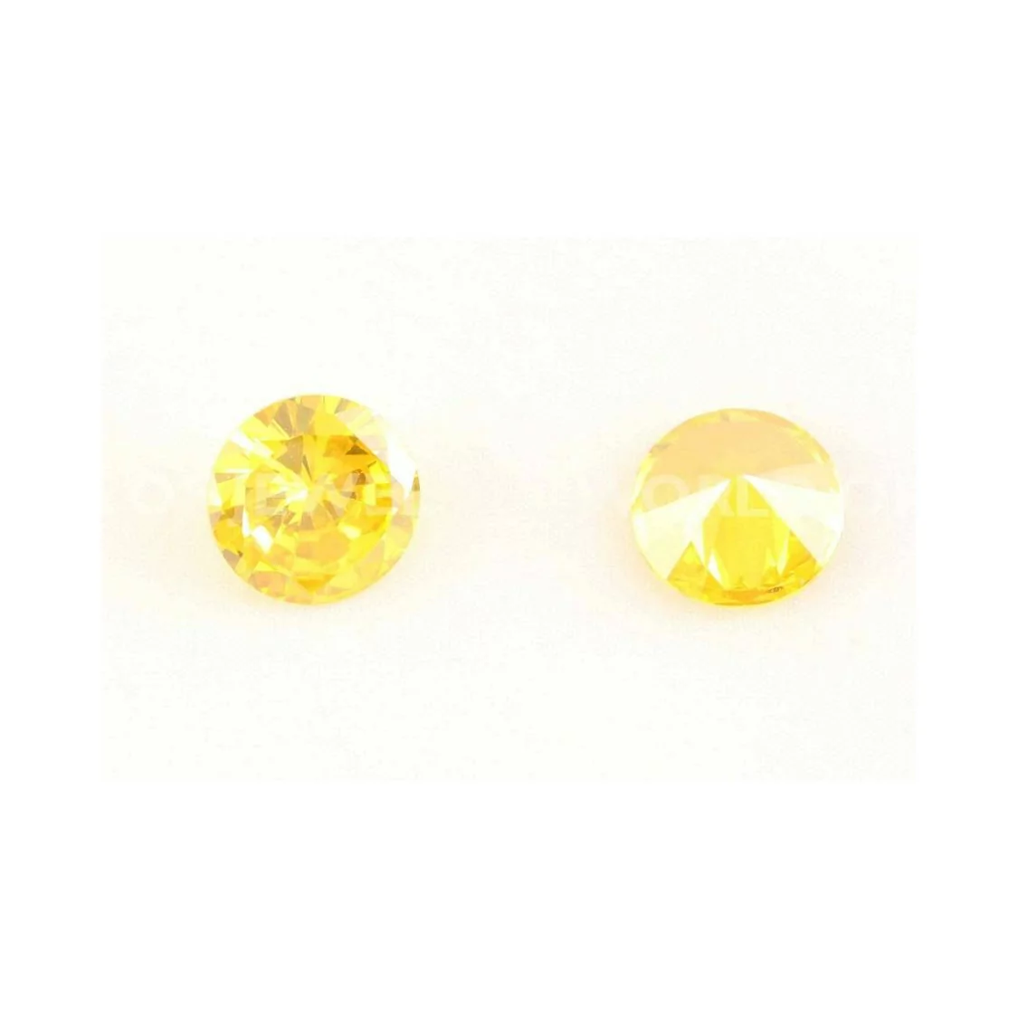 Zirconi Taglio Brillante 07,5x4mm 10pz Citrino- | Worldofjewel.com