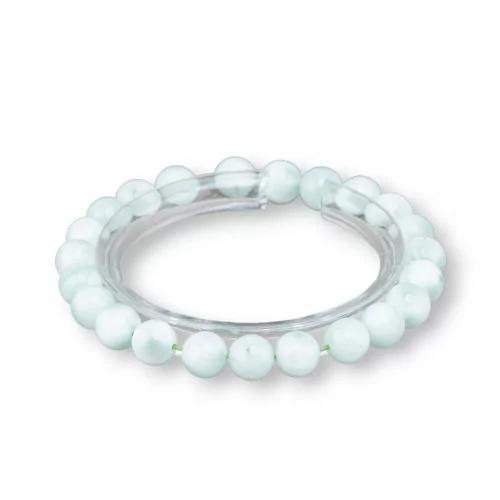 Green Larimar Bracelet 08mm