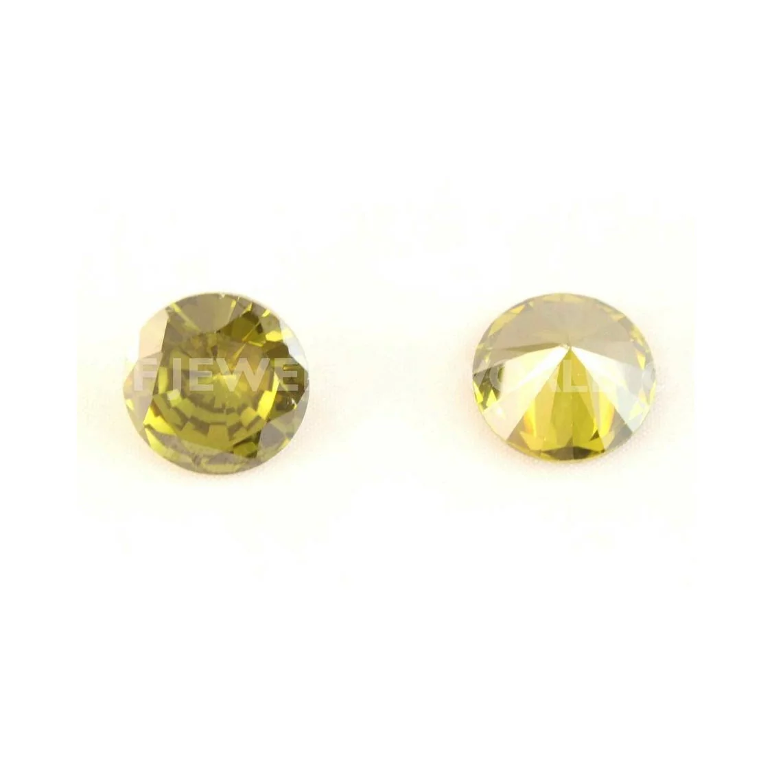 Zirconi Taglio Brillante 07,5x4mm 10pz Peridoto- | Worldofjewel.com