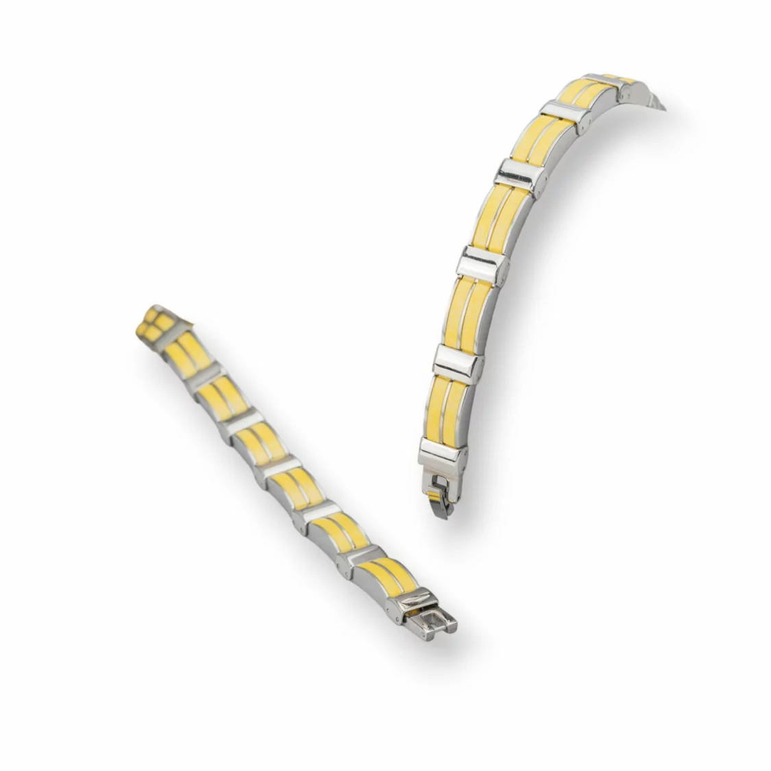 Bracciale Di Acciaio Larghezza 10mm Mod35536 Giallo-BRACCIALI UOMO | Worldofjewel.com