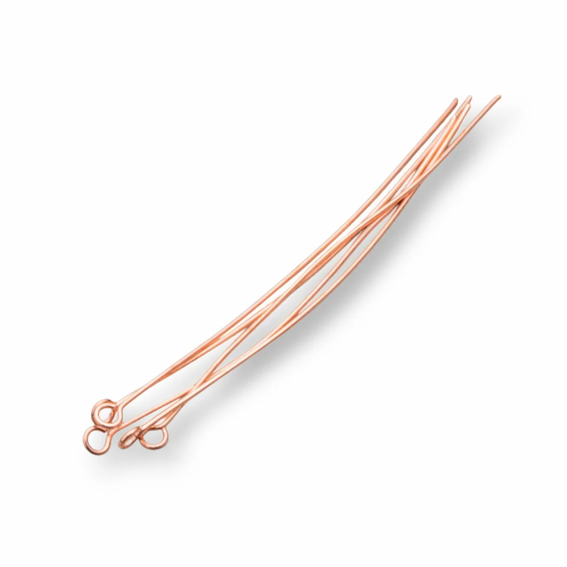 Chiodini Spilli Di Ottone Testa Asola Anellino 70mm Filo 0,70mm 1 kg Oro Rosa-CHIODINI A OCCHIELLO | Worldofjewel.com