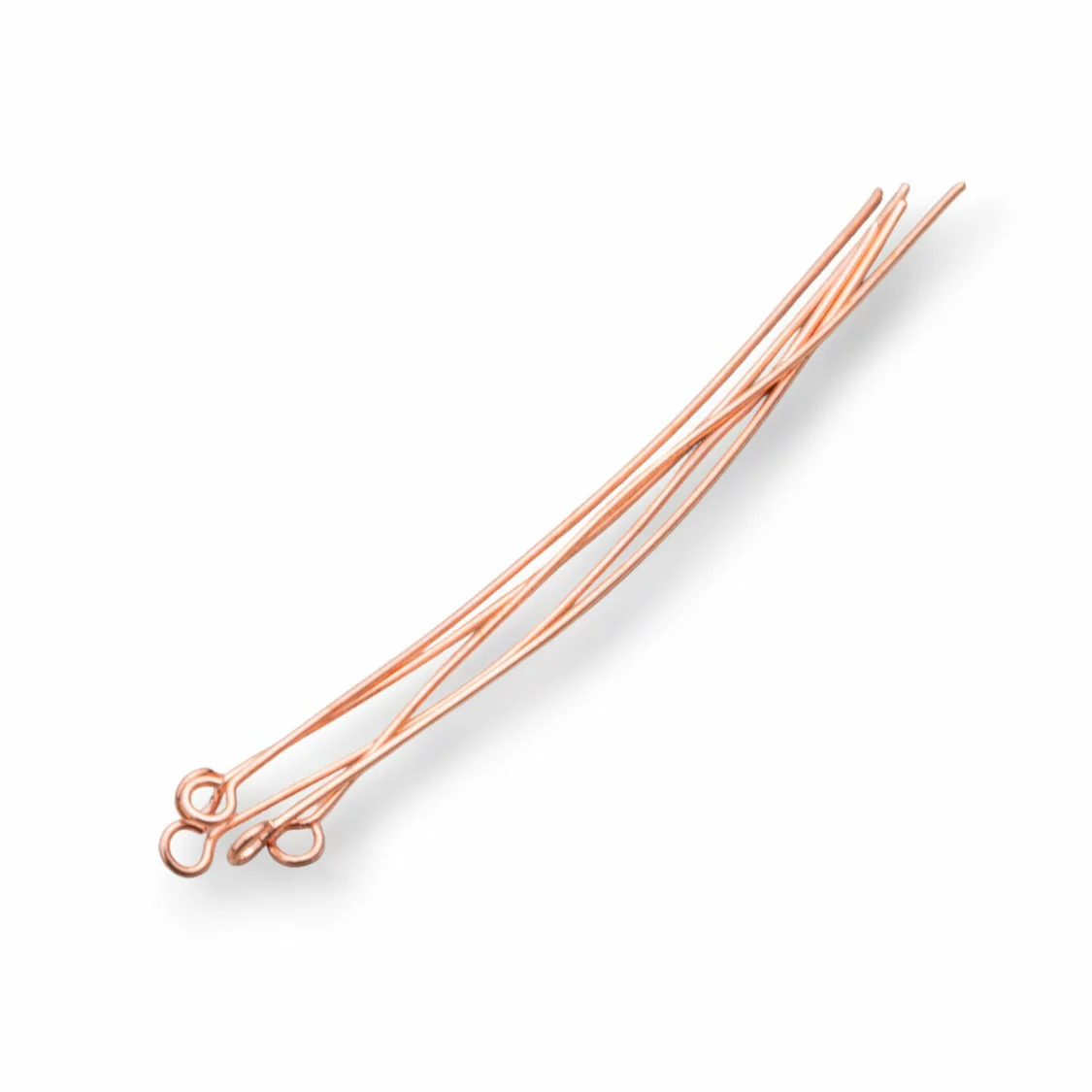 Chiodini Spilli Di Ottone Testa Asola Anellino 80mm Filo 0,70mm 1 kg Oro Rosa-CHIODINI A OCCHIELLO | Worldofjewel.com