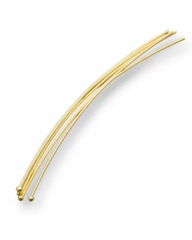 Chiodini Spilli Di Ottone Testa Tonda Pallina 0,7x80mm 1 kg Dorato-CHIODINI A PALLINA | Worldofjewel.com