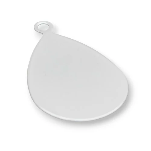 Componente Di Acciaio Goccia Pendente 25x40mm 40pz-CONNETTORI LISCI | Worldofjewel.com