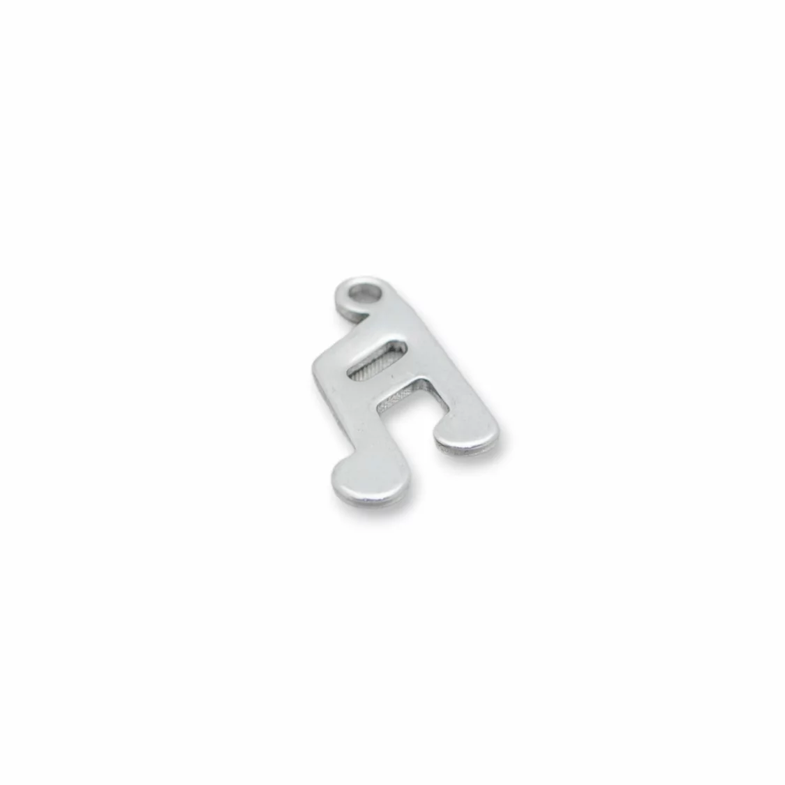 Componente Di Acciaio Nota Musicale Pendente 08x13mm 120pz-CONNETTORI LISCI | Worldofjewel.com