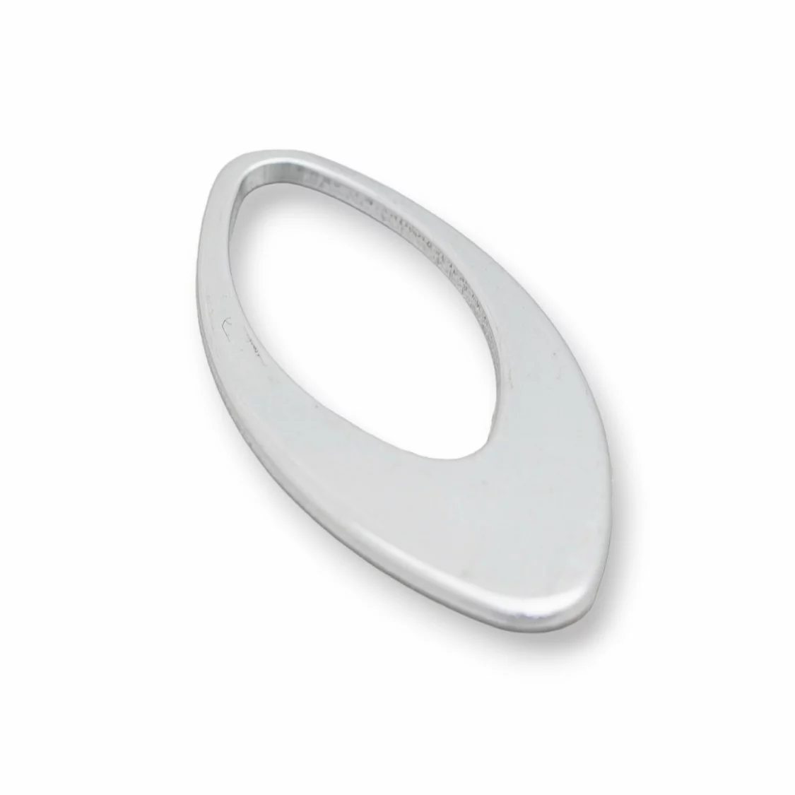 Componente Di Acciaio Ovale Forato 17x36mm 40pz-CONNETTORI LISCI | Worldofjewel.com