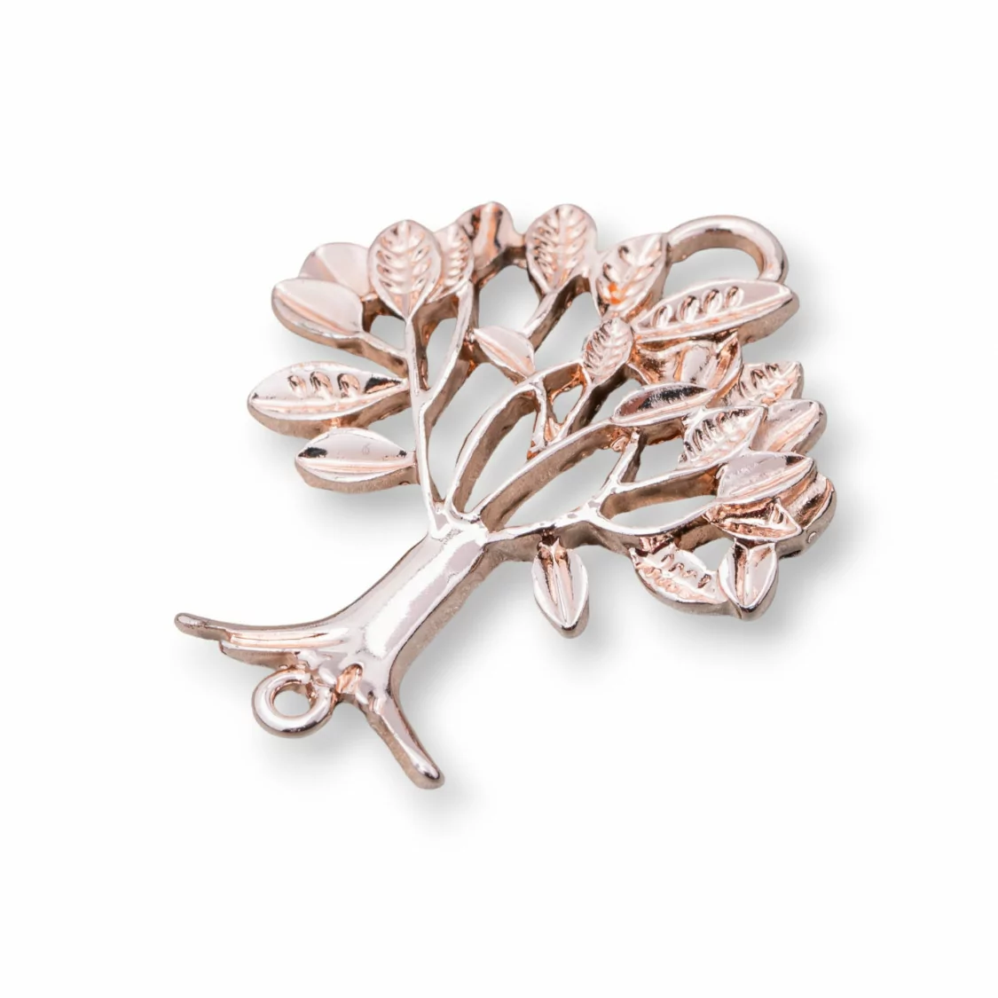 Componenti Di Zama A 2 Anellini Albero Della Vita 35x42mm 20pz Oro Rosa Light-CONNETTORI LISCI | Worldofjewel.com