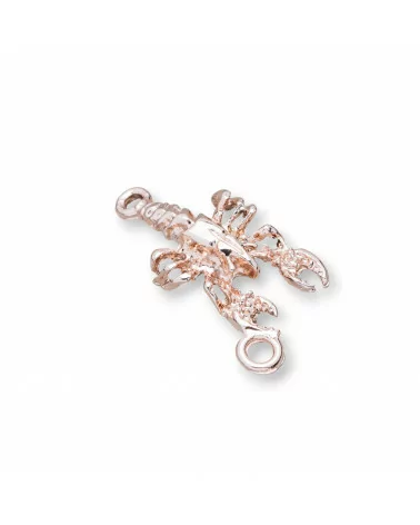 Componenti Di Zama A 2 Anellini Aragosta 16x28mm 45pz Oro Rosa Light-CONNETTORI LISCI | Worldofjewel.com