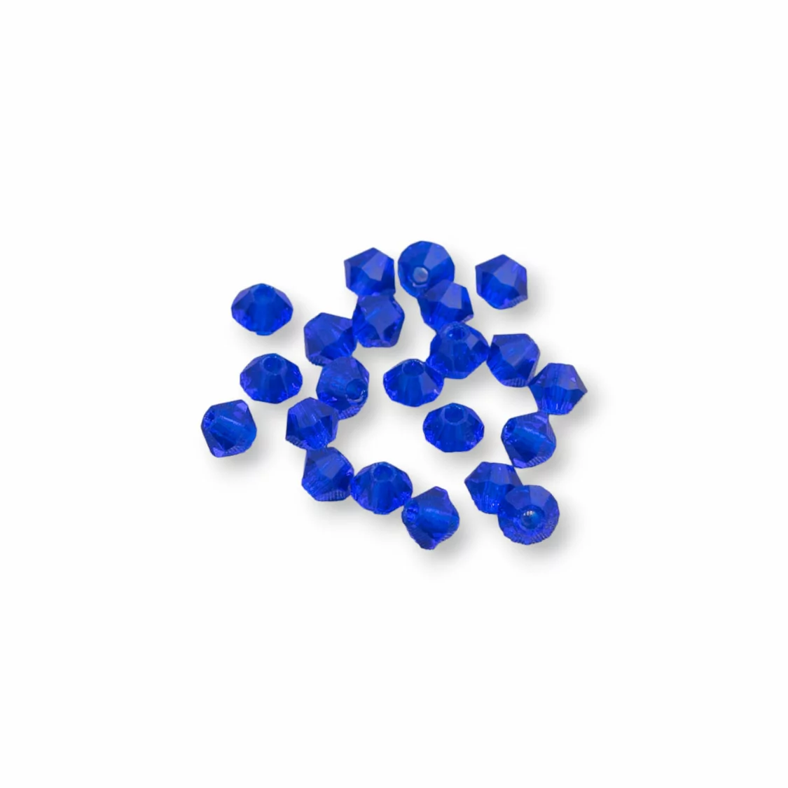 Cristalli Swarovski Bicono 3mm Marca Preciosa - 100pz - Blu Elettrico-CRISTALLI SWAROVSKI | Worldofjewel.com