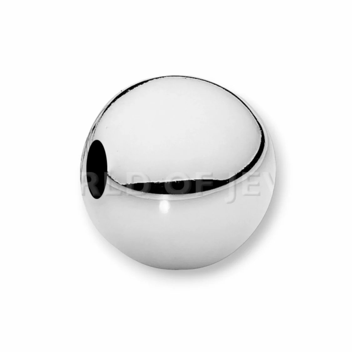 Distanziatore Palline Di Ottone 8mm 125pz Rodiato-PALLINE LISCE | Worldofjewel.com